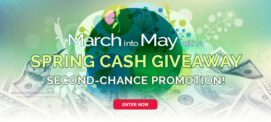 March Into May Promotion