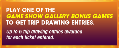 Play one of the game show gallery bonus games